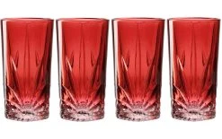 Leonardo Verre à Long Drink Capri 530 Ml, 4 Pièce/s, Rouge - Verres à Cocktail