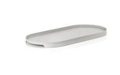 Zone Denmark Plateau De Service Singles 35 Cm X 16 Cm, Gris Clair - Plat