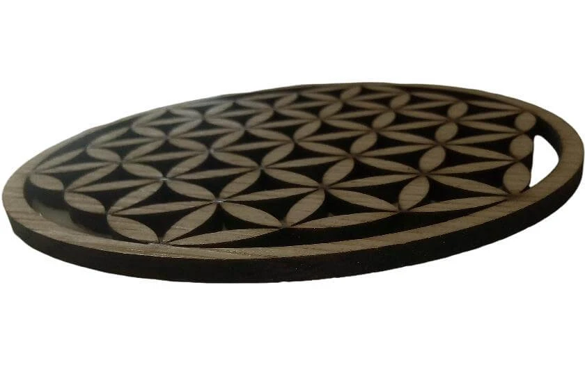 Dessous de plat Fleur de vie Bois de chêne - Sous-verre Aepll Consulting Dessous De Plat Fleur De Vie Bois De Chêne - Sous-verre -Paderno Shop unnamed file 2449