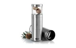 AdHoc Moulin à Noix De Muscade MUSKATINO 12.5 Cm, Argenté - Moulin à épices -Paderno Shop unnamed file 2452