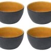 Bitz Coupelle Apéritif 12 Cm, 4 Pièce/s, Noir/Ambre - Bol 1 Bitz Coupelle Apéritif 12 Cm, 4 Pièce/s, Noir/Ambre - Bol -Paderno Shop unnamed file 2464