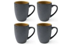 Bitz Tasse à Café 300 Ml, 4 Pièce/s, Gris/Brun Clair - Tasse