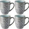 Bitz Tasse à Café 300 Ml, 4 Pièce/s, Gris/Bleu Clair - Tasse