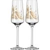 Ritzenhoff Verre à Champagne Set Rosé Breeze No. 1 - Si Scott 233 Ml, 2 Pièces. - Verres à Champagne