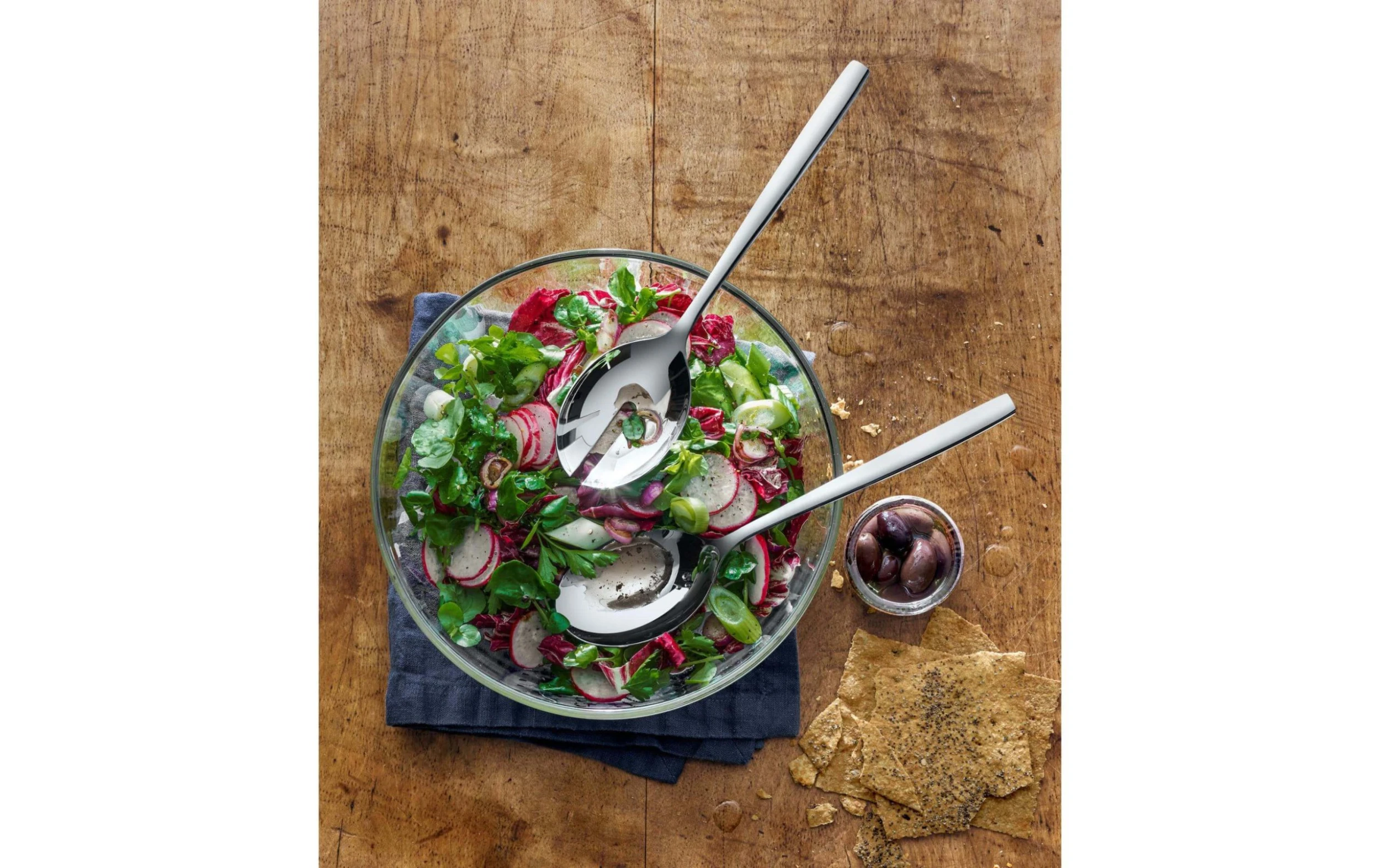 Saladier avec des couverts 23.5 cm, Transparent - Bol WMF Saladier Avec Des Couverts 23.5 Cm, Transparent - Bol -Paderno Shop unnamed file 2596 scaled