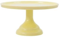 A Little Lovely Company Plateau à Gâteau ø 23.5 Cm, Jaune - Etagere & Stand à Gâteaux