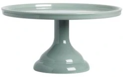 A Little Lovely Company Plateau à Gâteau ø 23.5 Cm, Vert - Etagere & Stand à Gâteaux
