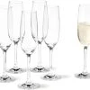 Leonardo Verre à Champagne Ciao 190 Ml, 6 Pièce/s, Transparent - Verres à Champagne