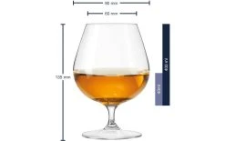 Leonardo Verre à Cognac Ciao 400 Ml, 6 Pièce/s, Transparent - Verres à Cognac & Brandy -Paderno Shop unnamed file 2679