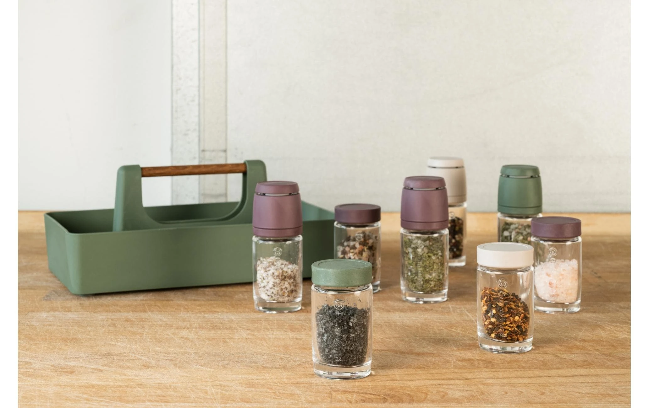 Porte-ustensiles de cuisine Toolbox Basel Vert - Porte-ustensiles de cuisine Crush Grind Porte-ustensiles De Cuisine Toolbox Basel Vert - Porte-ustensiles De Cuisine -Paderno Shop unnamed file 2799