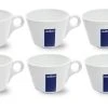 Lavazza Tasse à Cappuccino America 250 Ml, 6 Pièce/s, Blanc - Tasse -Paderno Shop unnamed file 2813