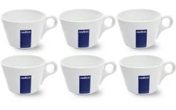 Lavazza Tasse à Cappuccino America 250 Ml, 6 Pièce/s, Blanc - Tasse