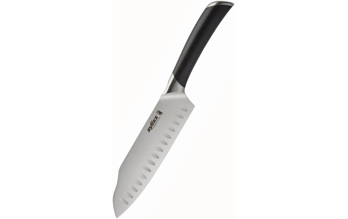 Zyliss Couteau Santoku Comfort Pro 18 Cm, Noir/Argenté - Couteau De Cuisine 3 Zyliss Couteau Santoku Comfort Pro 18 Cm, Noir/Argenté - Couteau De Cuisine