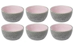 Bitz Coupelle Apéritif 10 Cm, 6 Pièce/s, Gris/rose Clair - Bol