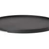 Zone Denmark Plat De Service Singles 35 Cm X 1.8 Cm, Rond, Noir - Plat