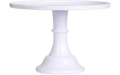 A Little Lovely Company Plateau à Gâteau ø 30 Cm, Blanc - Etagere & Stand à Gâteaux