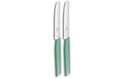 Victorinox Couteau De Table Swiss Modern 2 Pièce/s, Menthe - Couteau De Cuisine
