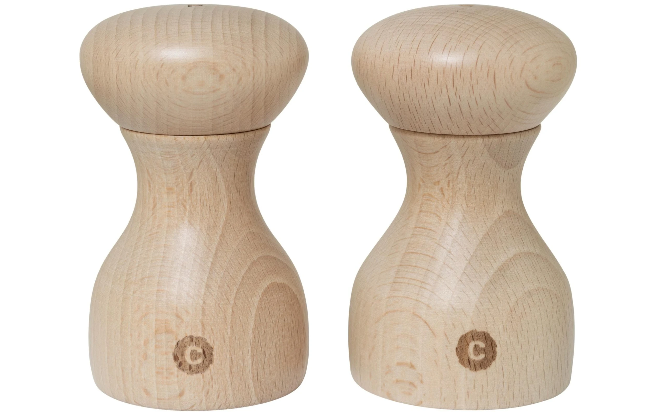 Moulins à sel et à poivre Lyon Lot de 2, 9.6 cm, Brun clair - Moulin à épices Crush Grind Moulins à Sel Et à Poivre Lyon Lot De 2, 9.6 Cm, Brun Clair - Moulin à épices -Paderno Shop unnamed file 2952 scaled