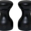 Crush Grind Moulins à Sel Et à Poivre Lyon Lot De 2, 9.6 Cm, Noir - Moulin à épices
