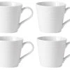 Royal Doulton Tasse à Café Gordon Ramsay Maze Mugset 370 Ml, 4 Pièce/s, Blanc - Tasse