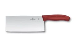 Victorinox Couteau De Chef Chinois Swiss Classic Rouge - Couteau De Cuisine