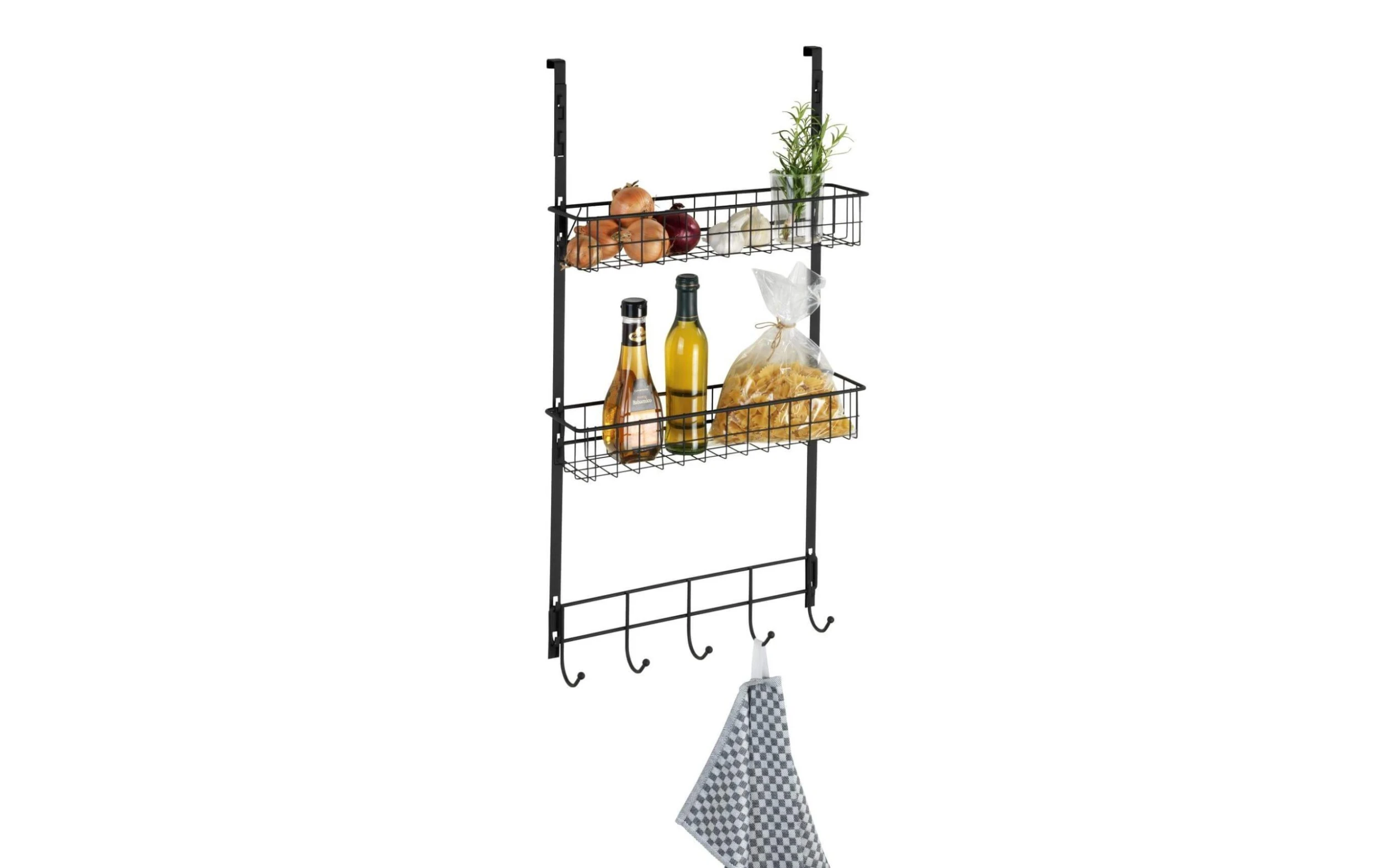 Etagère de porte 39 x 10 x 75 cm Noir - Porte-ustensiles de cuisine Wenko Etagère De Porte 39 X 10 X 75 Cm Noir - Porte-ustensiles De Cuisine -Paderno Shop unnamed file 3112 scaled
