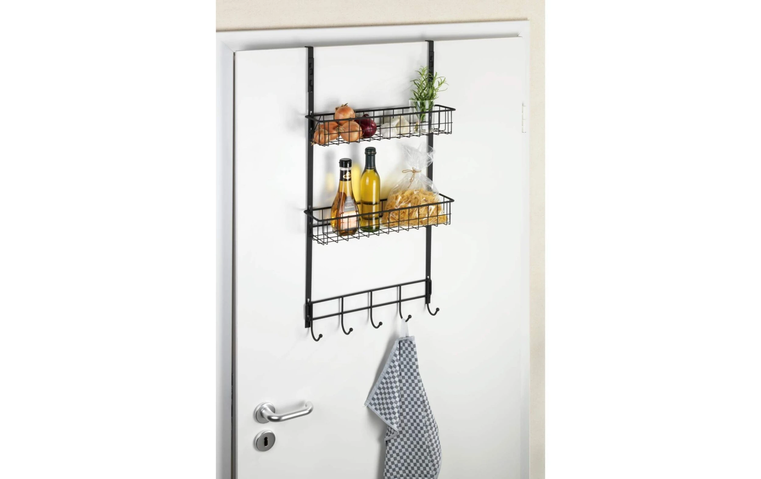 Etagère de porte 39 x 10 x 75 cm Noir - Porte-ustensiles de cuisine Wenko Etagère De Porte 39 X 10 X 75 Cm Noir - Porte-ustensiles De Cuisine -Paderno Shop unnamed file 3113 scaled