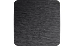 Villeroy & Boch Plateau De Service Manufacture Rock Carré, Noir - Plat