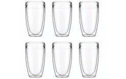 BODUM Gobelet Isotherme Pavina Outdoor 450 Ml, 6 Pièce/s, Transparent - Tasse