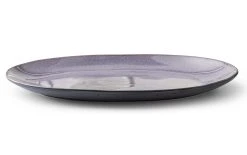 Bitz Plat De Service 36 X 25 Cm Noir/violet - Plat