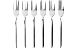 Gense Fourchette à Gâteau Twist 6 Pièce/s, Argenté - Fourchette