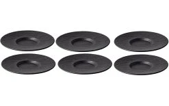 Villeroy & Boch Soucoupe Manufacture Rock 6 Pièce/s, Noir - Tasse