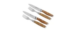 Steak Champ Kits De Couverts à Steak 4-parties, Argenté - Set De Couverts -Paderno Shop unnamed file 3259