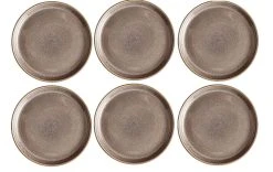 Bitz Assiettes Pour Le Petit-déjeuner Et à Dessert 6 Pièce/s, Gris - Plaque
