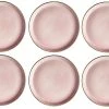 Bitz Assiettes Pour Le Petit-déjeuner Et à Dessert 6 Pièce/s, Gris/rose Clair - Plaque
