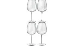 Luigi Bormioli Verre à Vin Rouge Optica 750 Ml, 4 Pièce/s, Transparent - Verres à Vin