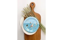 Mila Assiettes Pour Le Petit-déjeuner Et à Dessert Ahoi 4 Pièce/s, Bleu - Plaque -Paderno Shop unnamed file 3424