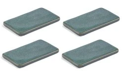 Bitz Plat De Service 22x12.8cm 4 Pièces, Vert - Plat