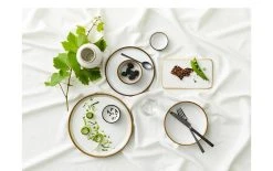 Bitz Plat De Service 4 Pièces, Crème - Plat -Paderno Shop unnamed file 3442