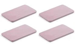 Bitz Plat De Service 4 Pièces, Rose Clair - Plat