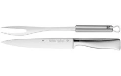 WMF Couverts à Trancher BBQ 2 Pièces, Argent - Couverts à Découper