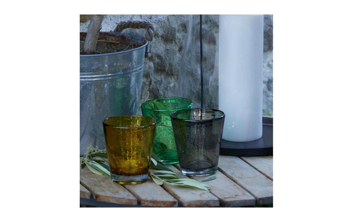 Verre Burano Verde 330 ml, 6 Pièce/s, Vert - Verres à boire Leonardo Verre Burano Verde 330 Ml, 6 Pièce/s, Vert - Verres à Boire -Paderno Shop unnamed file 3523