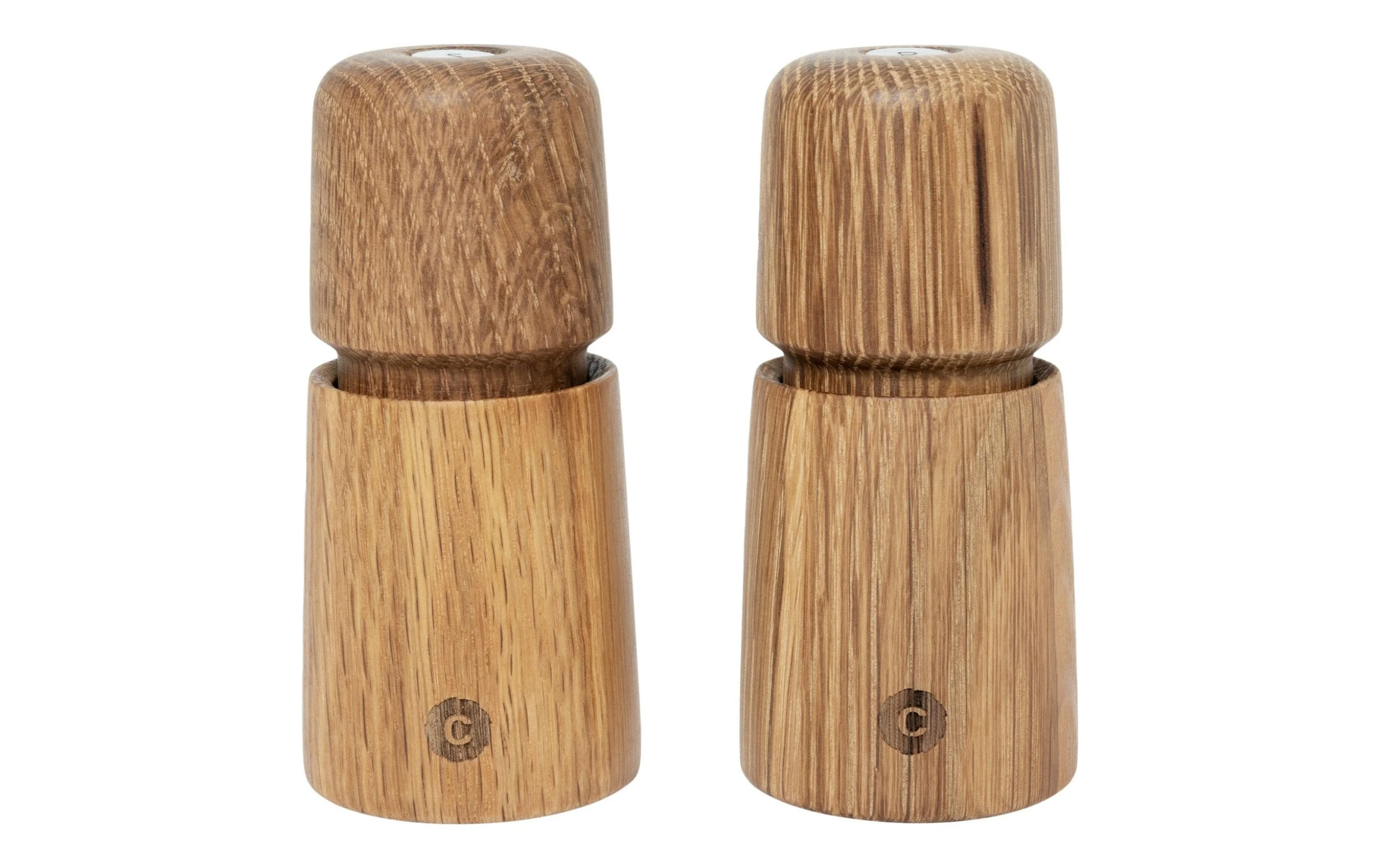 Crush Grind Moulins à Sel Et à Poivre Stockholm Lot De 2, 11 Cm, Brun Clair - Moulin à épices 3 Crush Grind Moulins à Sel Et à Poivre Stockholm Lot De 2, 11 Cm, Brun Clair - Moulin à épices