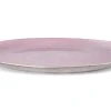 Bitz Plat De Service 45 X 34 Cm Gris/rose Clair - Plat