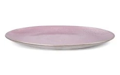 Bitz Plat De Service 45 X 34 Cm Gris/rose Clair - Plat