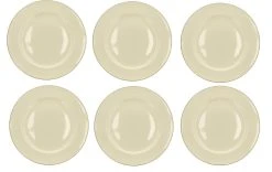 Bitz Assiettes Pour Le Petit-déjeuner Et à Dessert Ø 22.5 Cm, Bois/sable - Plaque