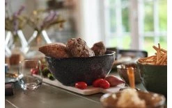 Leonardo Saladier Matera 25 Cm, 2 Pièce/s, Anthracite - Bol -Paderno Shop unnamed file 3623