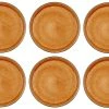 Bitz Assiettes Pour Le Petit-déjeuner Et à Dessert Ø 21 Cm, 6 Pièces, Noir/ambre - Plaque -Paderno Shop unnamed file 3664