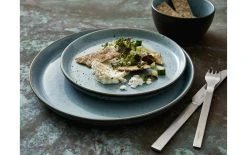 Bitz Assiettes Pour Le Petit-déjeuner Et à Dessert Ø 21 Cm, 6 Pièce/s, Gris/bleu Clair - Plaque -Paderno Shop unnamed file 3682