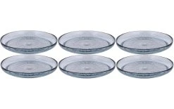Bitz Assiettes Pour Le Petit-déjeuner Et à Dessert Kusintha Ø 25 Cm, 6 Pièce/s, Bleu - Plaque